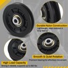 Soulchen 6 Pcs 6/8 Pcs 90mm/3.5" Universal Nylon Bearing Pulley-Wheel