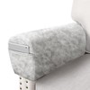 PU Leather Armrest Covers for Sofa Couch Arm Slipcover Set