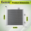 Carbhub Right Auxiliary Radiator Compatible with Land Rover Range Rover