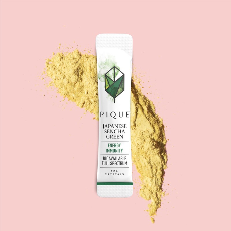 Pique Organic Sencha Tea Crystals - Supports Immunity, Energy -