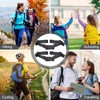 DEARBAG Pack of 2 Adjustable Chest Strap Backpack, Nylon Backpack