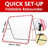 Soccer Rebounder, Kickback Rebound Net - Football Training Gifts, Aids
