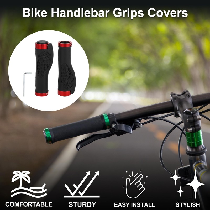 TUCKBOLD Bike Handlebar Grips Covers 125mm Long Lightweight | Bicycle