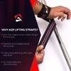 AQF Lifting Straps, Weight Lifting Wrist Straps, 60CM Heavy Duty
