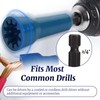 2 PCS Wire Nut Twister，Fast Wire Twister Tool for Drill，Wire
