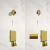 Lavatrum 100% Brass Wall Mounted Supply Elbow, Wall Elbow for