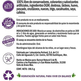 Electrolitos sin Azúcar, Hidratación en Polvo, Adicionado con Calcio, Zinc y Potasio. Keto, Paleo y Vegano, Sabor Frutos del Bosque, Limonada o Mandarina. Paquete con 2 o 3 Pzs. (Frutos y Limonada, 2Pack)