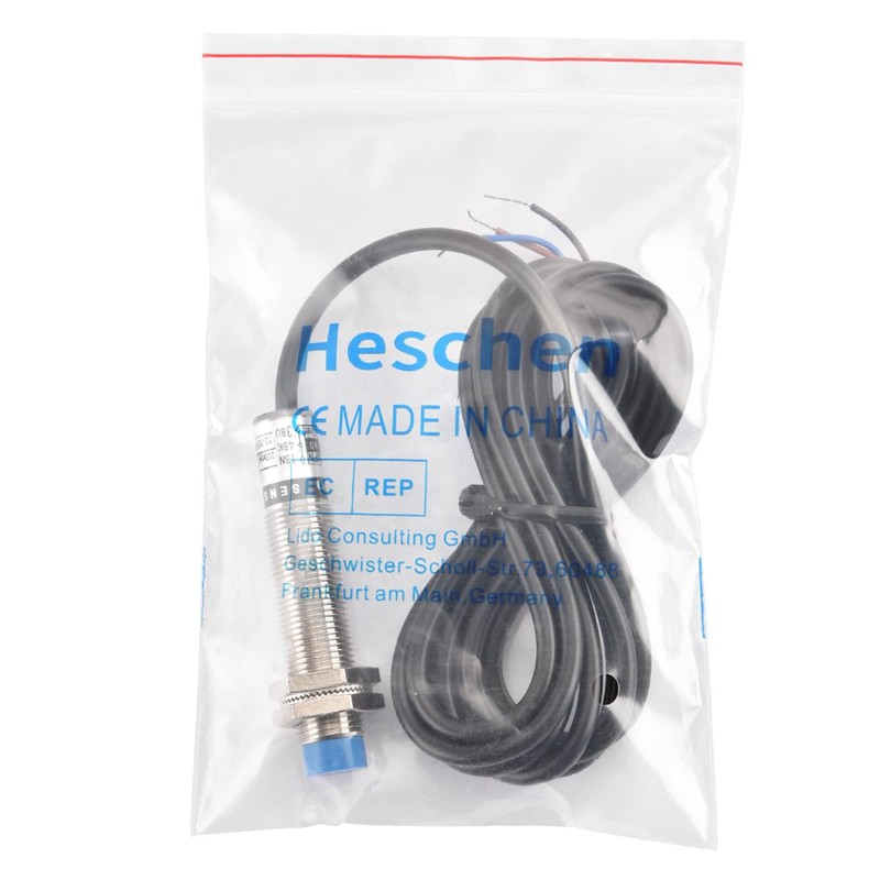 Heschen Capacitive Proximity Switch LJC12A3-A-Z/BX Detector 1-5 mm 10-30VDC 200mA
