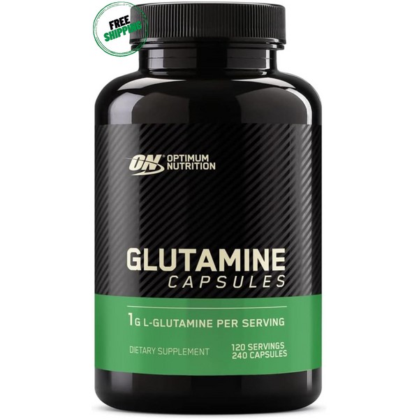 Glanbia Performance Nutrition Optimum Nutrition L-Glutamine Muscle Recovery Capsules, 1000Mg,