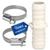 VIOKS Washing Machine Drain Adapter for 17/17 mm Diameter with