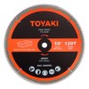 TOYAKI 10-Inch Miter Saw Blade, 120-Tooth Fine-Finish Professional Woodworking Saw