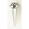 Black Country Metal Works Conical Flower Holder Vase & Lid