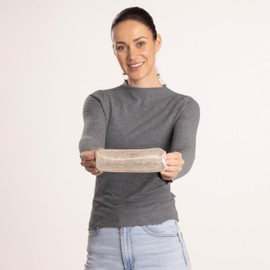 Gusti Addison Leather Pencil Case Silver Leather