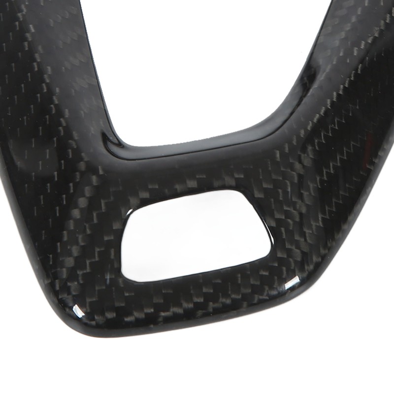Gear Shift Panel Frame Carbon Fiber Shifter Cover Replacement for