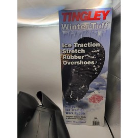 Tingley Winter-Tuff Ice Traction Stretch Rubber  Overshoe sizes LG,XL, 2XL & 3XL - 3XL 14-15 1/2