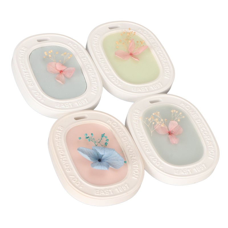 4PCS Set Wardrobe Aromatherapy Wax Tablets Long Lasting Floral Scent