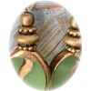 Green and Bronze Dangle Earrings. Jewelry Earrings for Women #3298FE10