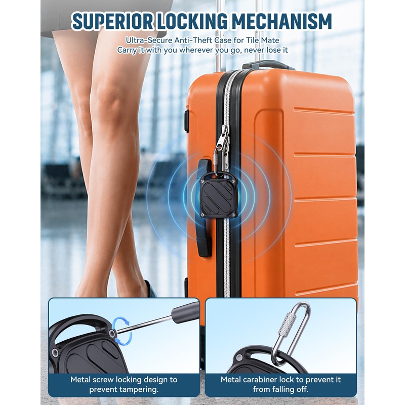 DDJ 4 Pack for Life360 Tile Mate 2024 Tracker Case,