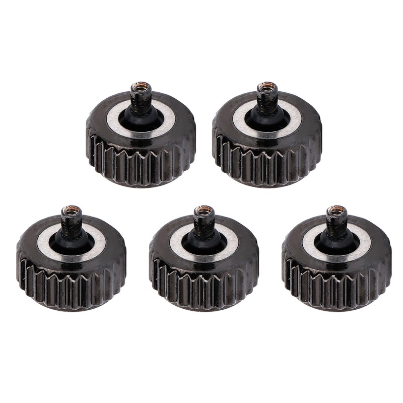 5pcs Steel Watch Crown Watch Head Watchmaker Repairing Parts Replacement