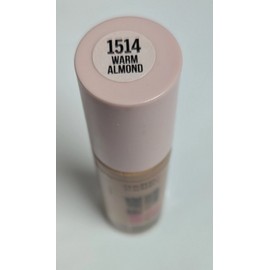 LOT OF 4 HARD CANDY GLAMOFLAUGE FULL COVERAGE FOUNDATION 1514 WARM ALMOND 0.67z