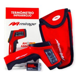 Termometro infrarrojo digital Mirage MTI381C -50°C a 380°C con pantalla retroiluminada