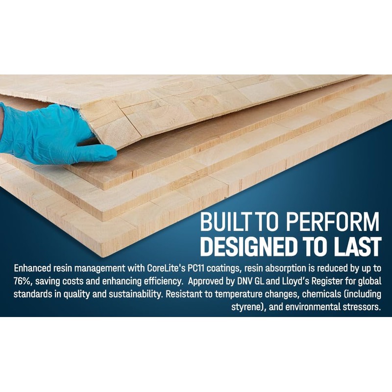 Fiberglass Supply Depot End Grain Balsa Core ¾” Thick 2’x4’