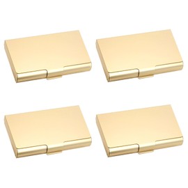 4 Pack Professional Business Card Holder Case Slim,Aluminum,Credit Card Organizer for Men Women