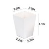 White Popcorn Boxes Mini Paper Popcorn Containers for Party,24 PCS