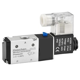 Heschen Electric Pneumatic Solenoid Valve 3V210-08 220VAC 6.0VA PT1/4 3/2 Way CE