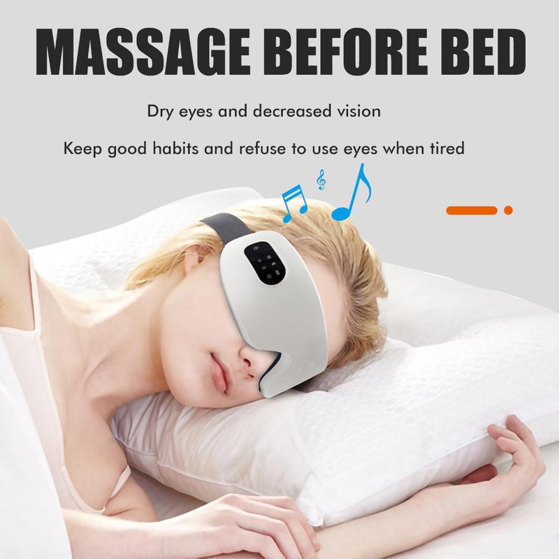 Electric Eye Massager Heating Vibration Massage Smart Eye Massager Eye