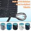 Anchor Rope 100 Ft 3/8 in, Double Braided Anchor Line