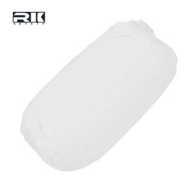 RK Safety Disposable Boot & Shoe Covers - Durable & Water Resistant Most for for Medical, Construction, Workplace, Indoor Carpet Floor Protection,One Size Fits (50, White)