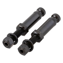 Kijima Bike Parts Turn Signal Mount Shaft Type 2-Piece Set M10 3.46×1.34 inches Black 217-1039