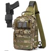 HPDF Tactical Sling Backpack Military Crossbody Bag Pack for Mens