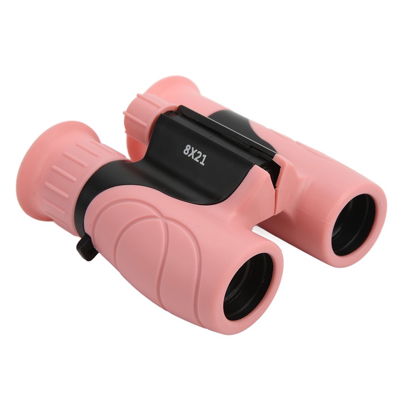Kids Binoculars 8X Magnification Natural Rubber Glass Optical Lenses Durable