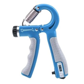 Ejercitador de Mano Ajustable con Resorte, Fortalecedor de Agarre Resistencia 10-60 KG Dedos Mano Entrenamiento Rehabilitacion Sistema de Conteo