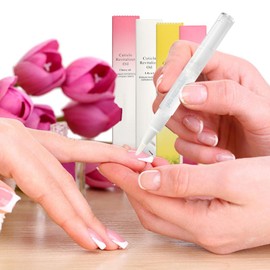 8 Pieces Cuticle Oil Pen, 3 ml Cuticle Oil For Nails Natural Plant Extracts, For Dry, Flaky, Cracked And Hangnail Nails, 18 X 1.2 Cm