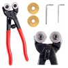 Swpeet 5Pcs Heavy Duty Glass Mosaic Cutter Kit, 8 Inch