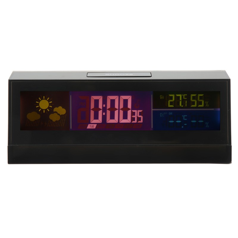 Electronic Weather Clock Digital Weather Forecast Monitor with Calendar Display