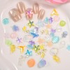 ITPOYOL 100 PCS Beach Nail Art Charms 3D Ocean Theme