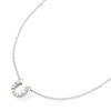 Mini Mini Pave Horseshoe Necklace, Quartz