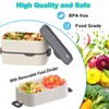 Bento Box Adult Lunch Box, Stackable 3 Layers Large Capacity