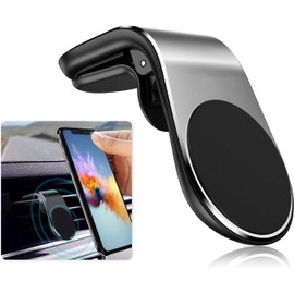 1Pc Black Universal Phone Holder Clip Car Air Vent Magnetic Mount Holder Bracket for Cell Phone GPS Suporte Celular Car Phone Holder, Cell Phone Automobile Cradles,Vent Clip Phone Holder,Accessories