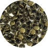 Springfield Leather Company Rivets, Antique Brass, Double Cap Rivets, Medium
