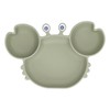3pcs Toddler Divided Plate Set Silicone Baby Suction Plate Anti