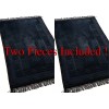 Two Islamic Prayer Rug Oversized Soft Thick Plush Musalla Mat