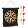 15in Magnetic Dart Board with 6 Dart Safety Magnet Doublesided