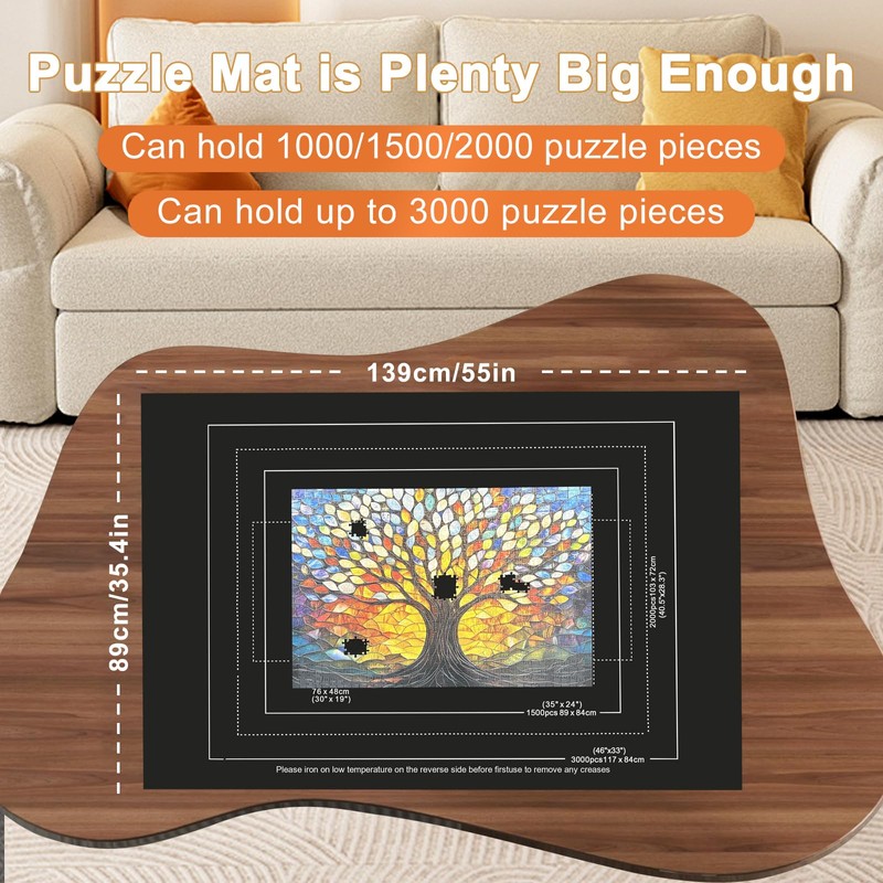 Napzy Puzzle Mat-Jigsaw Puzzles Matt Roll Up to 3000pcs Roll-up