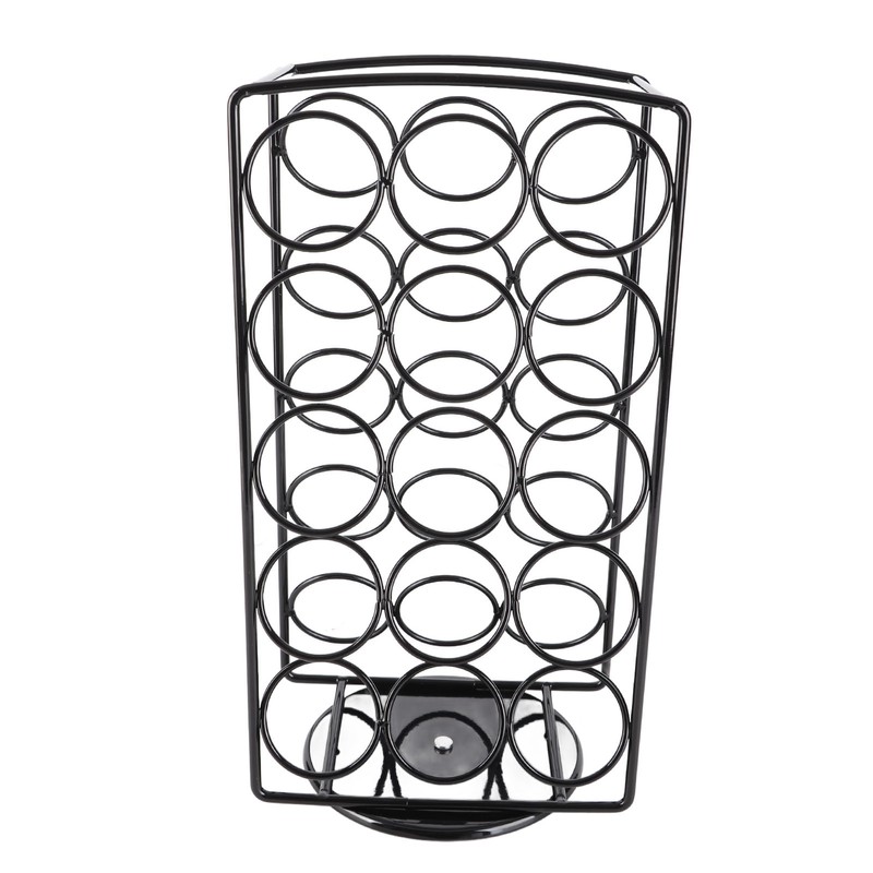 Coffee Pods Holder Pre Assembled Stainless Steel 360 Degree Rotating
