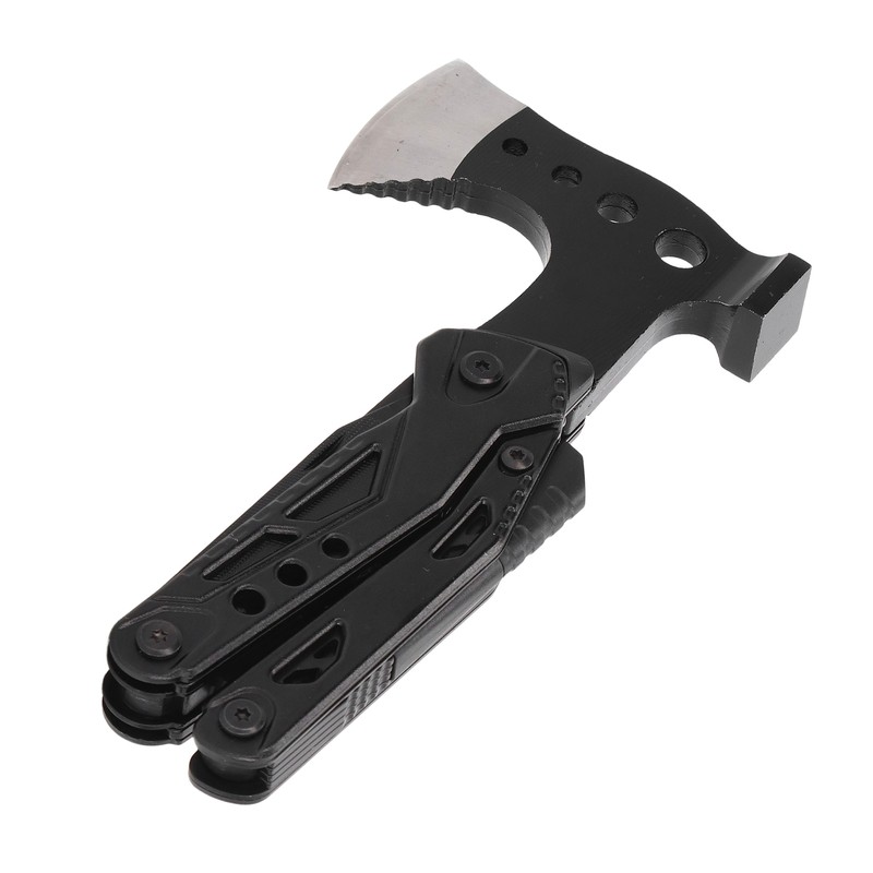 Pocket Size Multitool Foldable Axe Hammer Knife Pliers Stainless Steel
